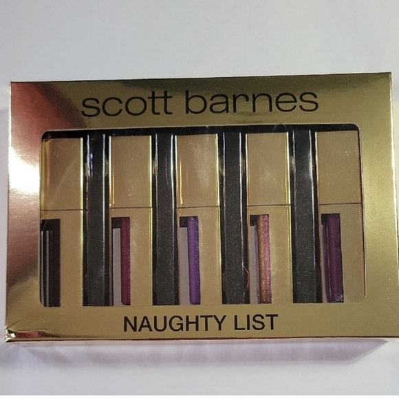 Scott Barnes | Naughty List | 5 Piece Lip Gloss Set NIB - Picture 1 of 5